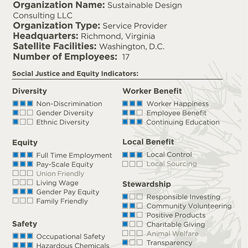International Living Future Institute Just Label